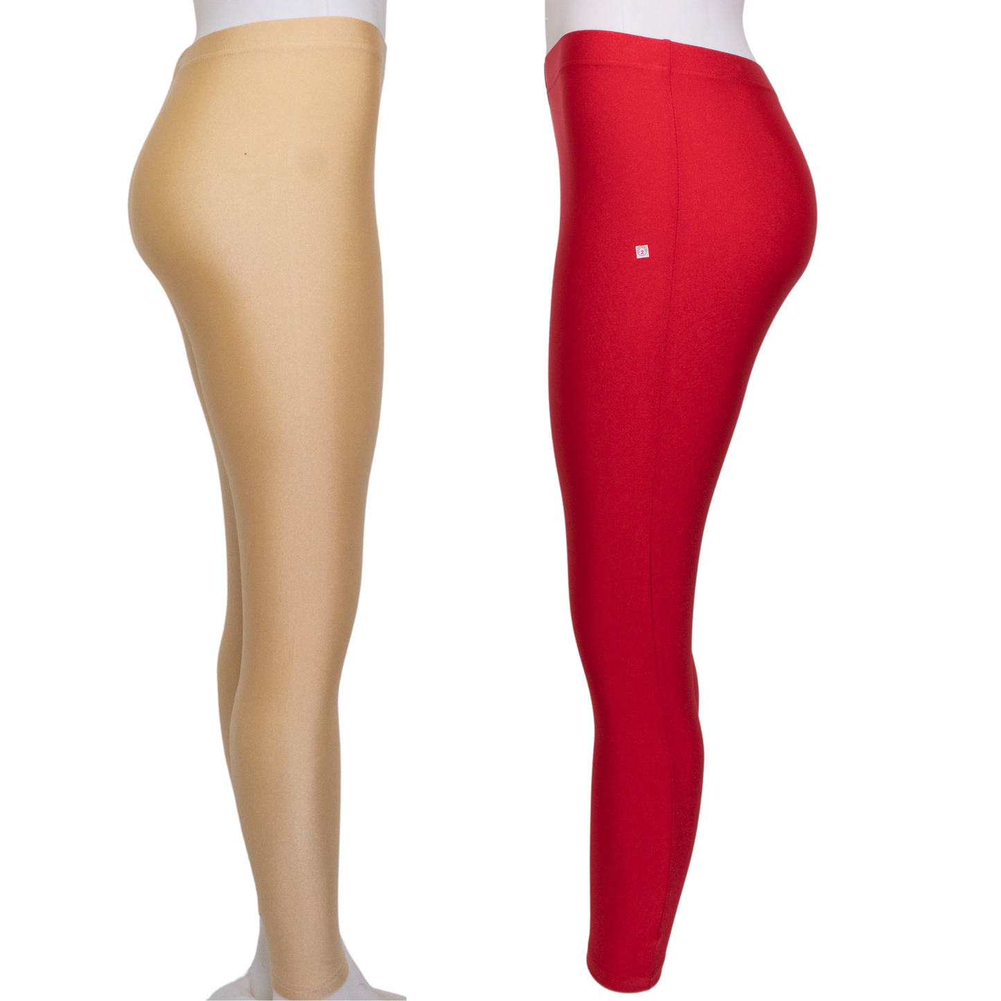 Shimmer Leggings 2-Pack: Golden & Red