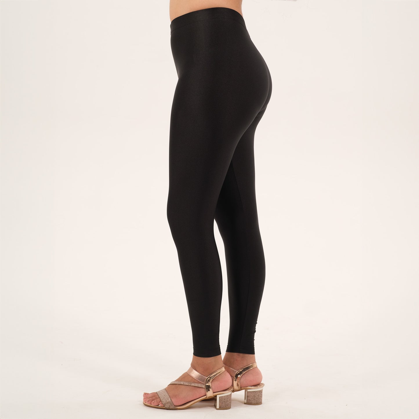 Shimmer Leggings 2-Pack: Black & Golden