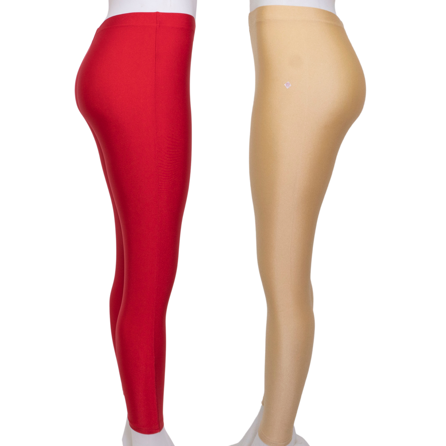 Shimmer Leggings 2-Pack: Golden & Red