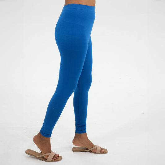 Ankle Length Leggings | Azure Blue