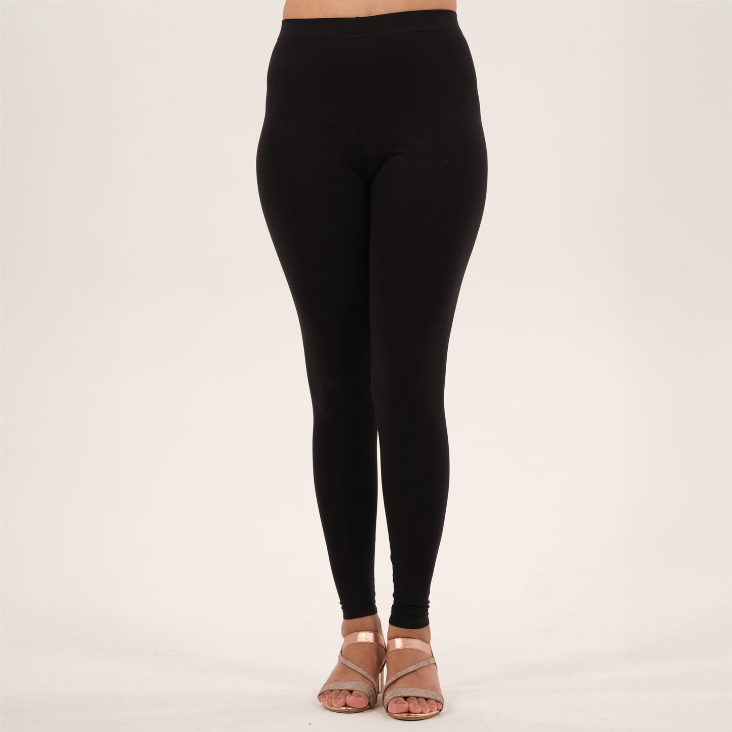 Ankle Length Leggings | Black