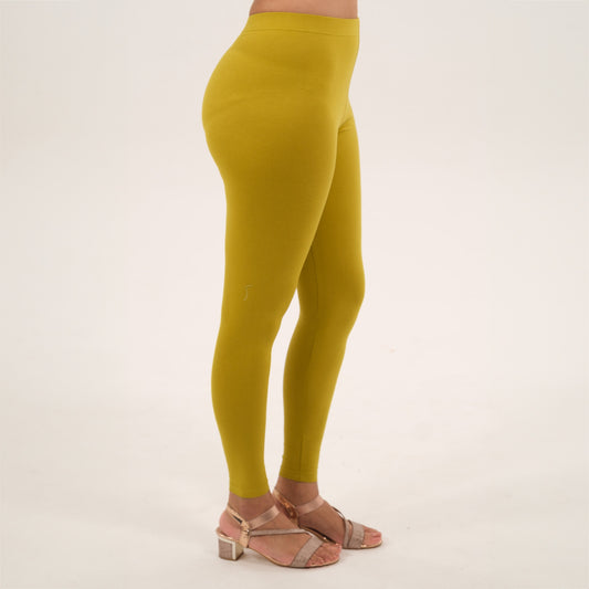 Ankle Length Leggings | Golden Rod