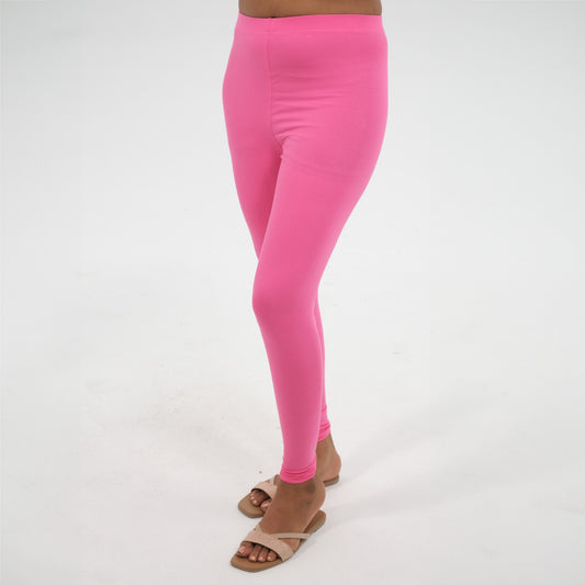 Ankle Length Leggings | Persian Pink