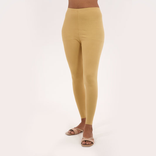 Ankle Length Leggings | Tuscan Brown