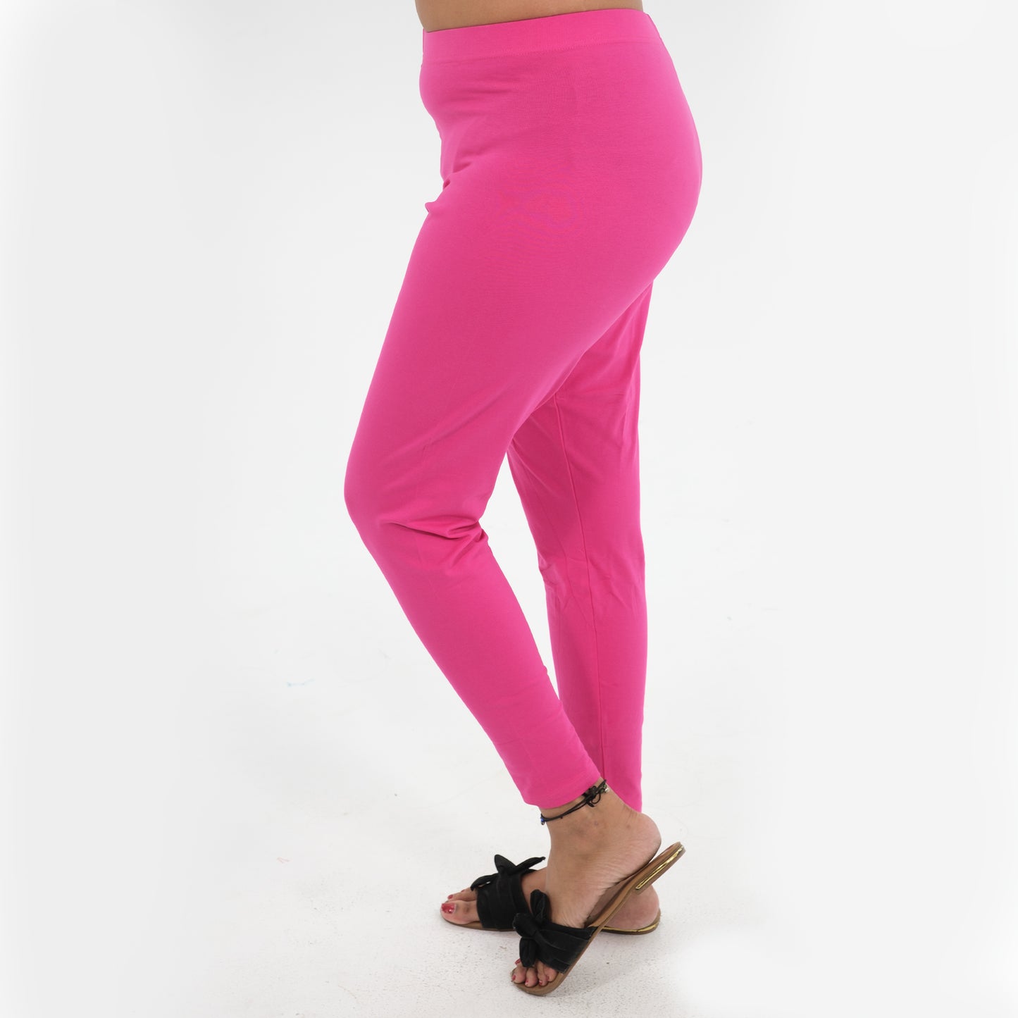 Ankle Length Leggings | Ultra Pink