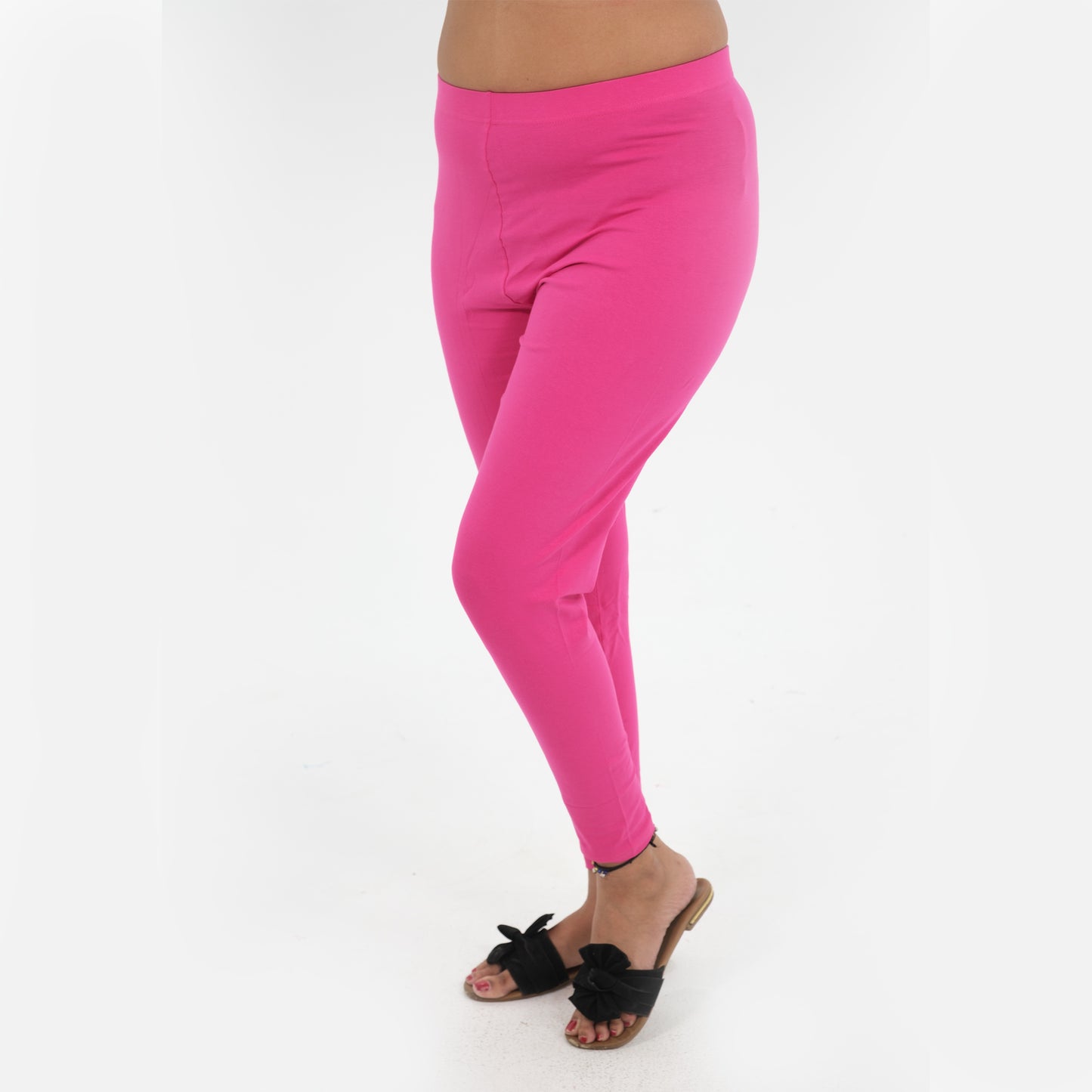 Ankle Length Leggings | Ultra Pink